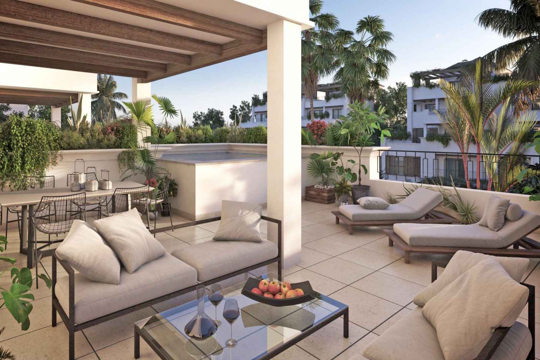 Brand new three bedroom duplex penthouse on Marbella's Golden Mile