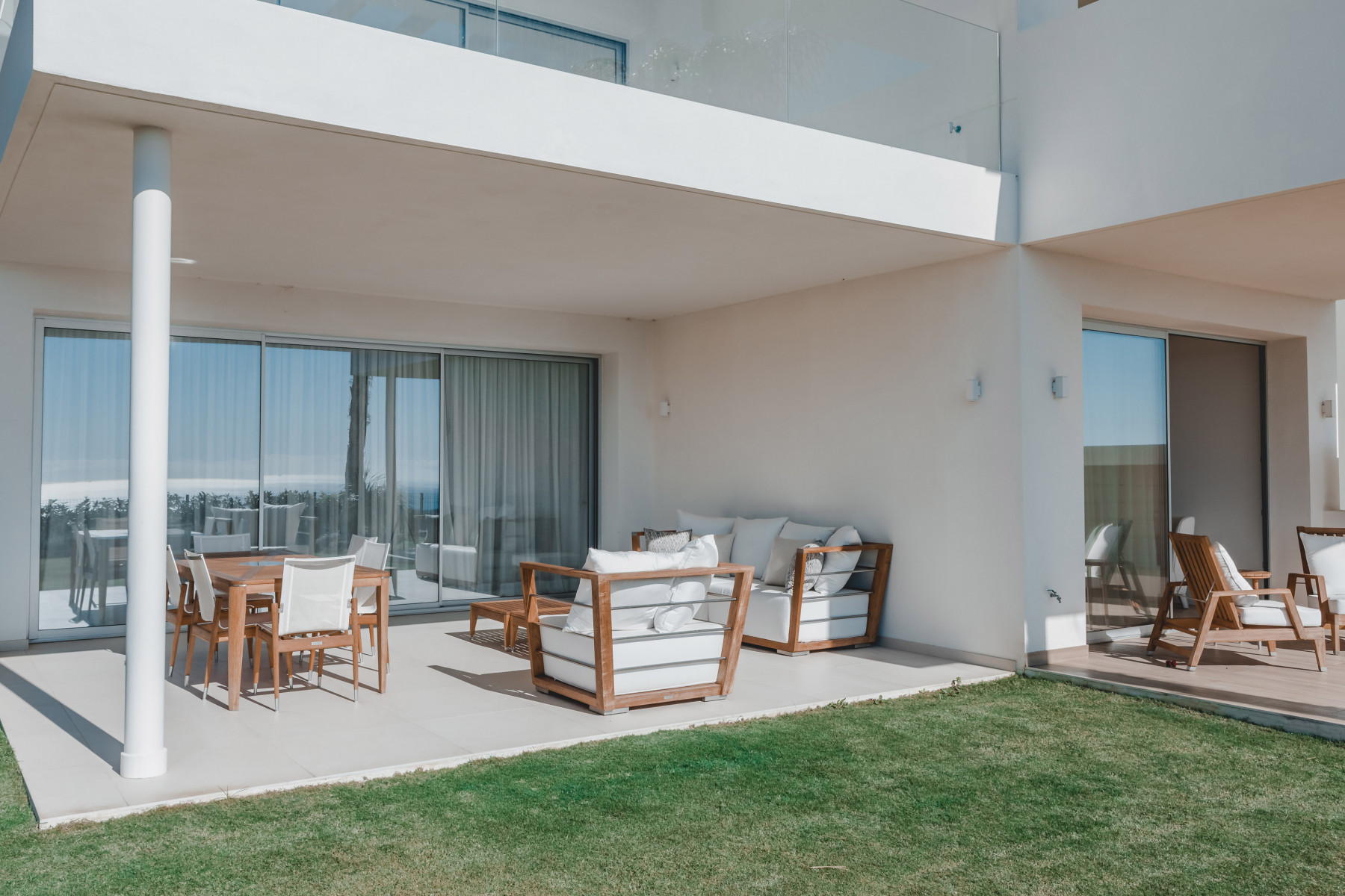 New duplex three bedroom garden apartment in Marbella West